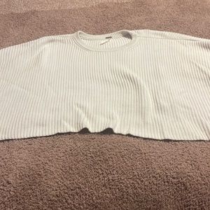 COPY - Free People chunky cotton knit dolman sleeve sweater size small